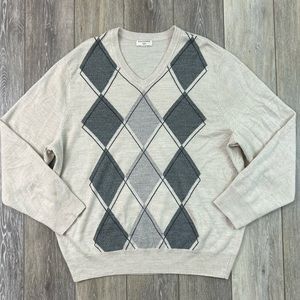 Dockers pull over thin long sleeve sweater beige size unknown